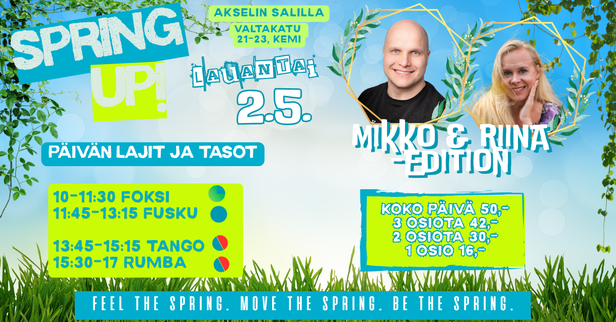 Yhdessä kohti kevään parasta flow´ta